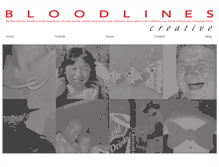 Tablet Screenshot of bloodlinescreative.com